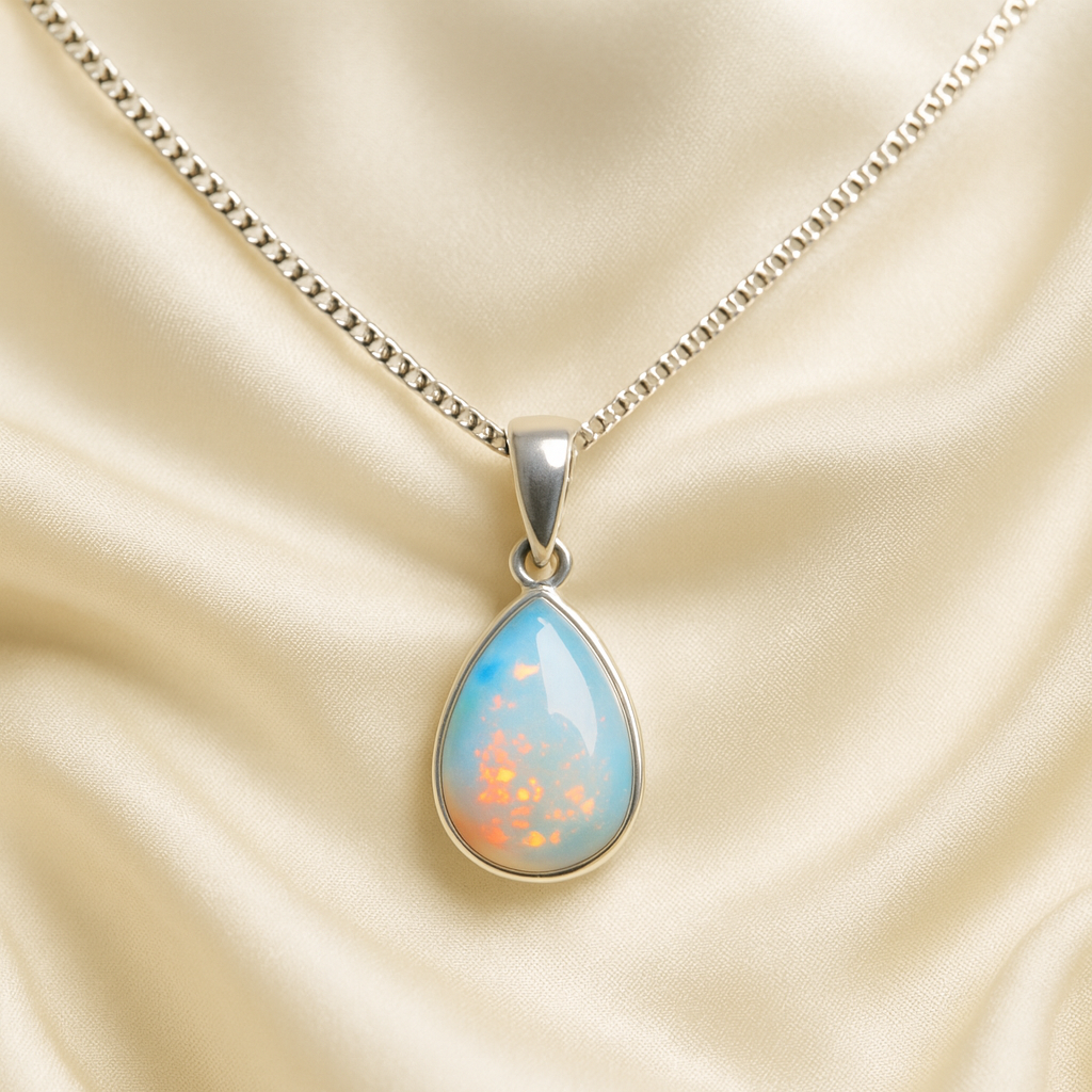 Opalite HoloLite® Drop Pendant.