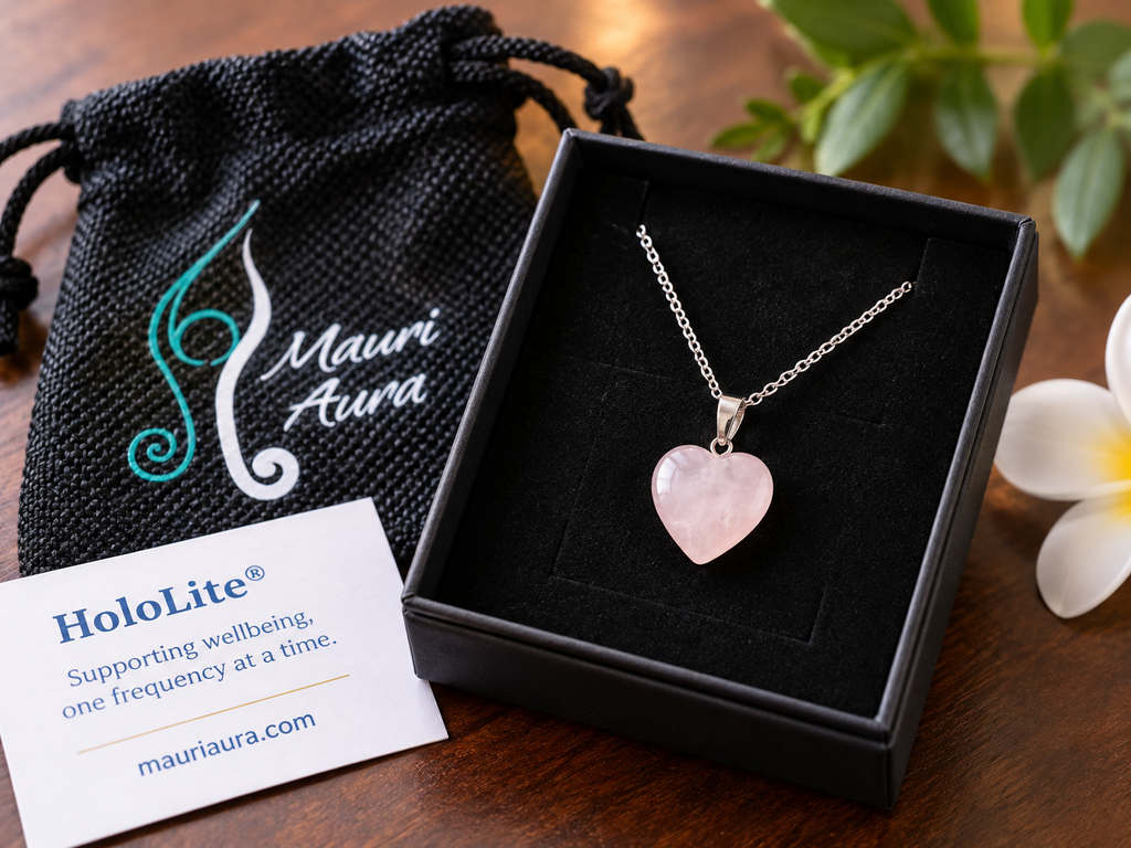 Mauri Aura – Rose Heart Pendant